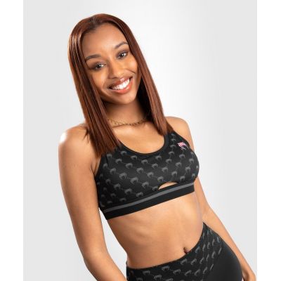 Venum Monogram Sports Bra Negro-Rosa