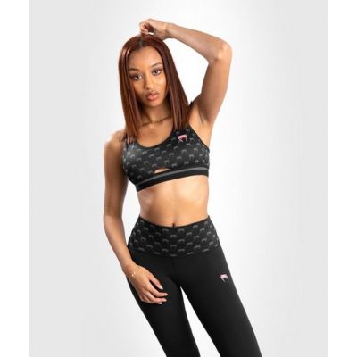 Venum Monogram Sports Bra Nero-Rosa