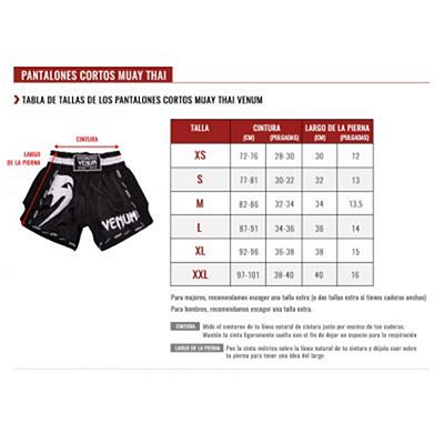 Venum Muay Thai Shorts Classic Negro-Blanco