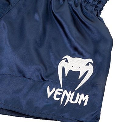 Venum Muay Thai Shorts Classic Mörkblå-Vit