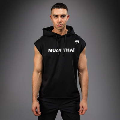 Venum Muay Thai VT Sleeveless Hoodies Preto-Branco