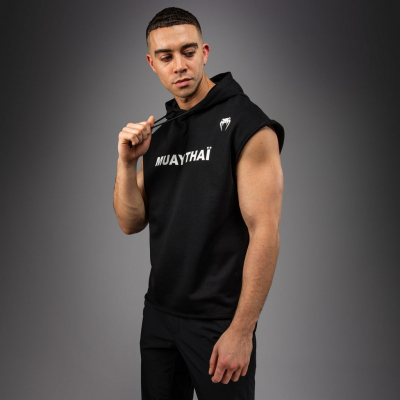 Venum Muay Thai VT Sleeveless Hoodies Preto-Branco
