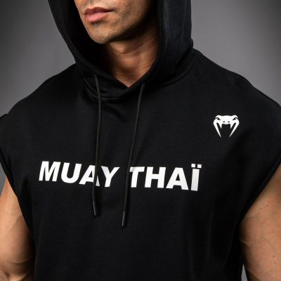 Venum Muay Thai VT Sleeveless Hoodies Preto-Branco
