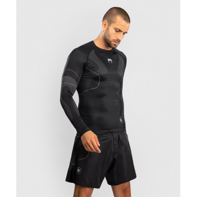 Venum Nexus LS Rashguard Black-Silver