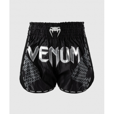Venum Nexus Muay Thai Shorts Preto-Prateado