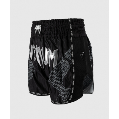 Venum Nexus Muay Thai Shorts Preto-Prateado