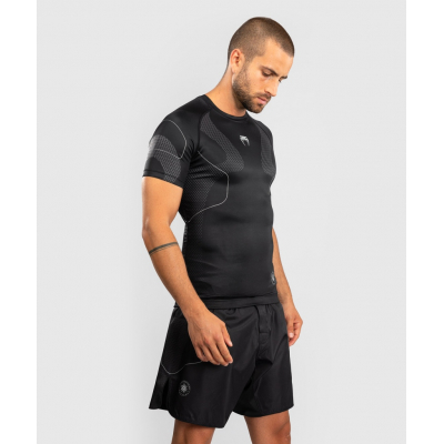 Venum Nexus SS Rashguard Black-Silver
