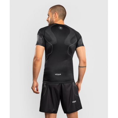 Venum Nexus SS Rashguard Black-Silver