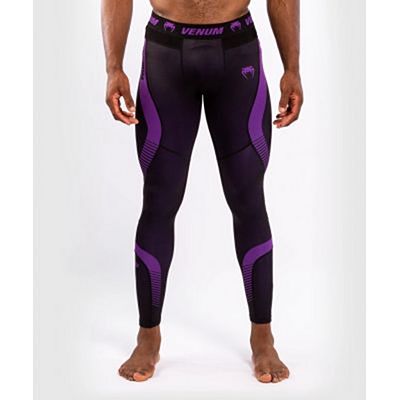 Venum NoGi 3.0 Compression Tights Negro-Morado