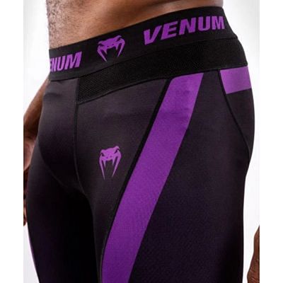 Venum NoGi 3.0 Compression Tights Preto-Roxo