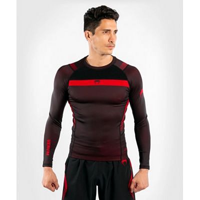 Venum NoGi 3.0 Rashguard - Long Sleeves Negro-Rojo