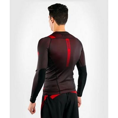 Venum NoGi 3.0 Rashguard - Long Sleeves Nero-Rosso