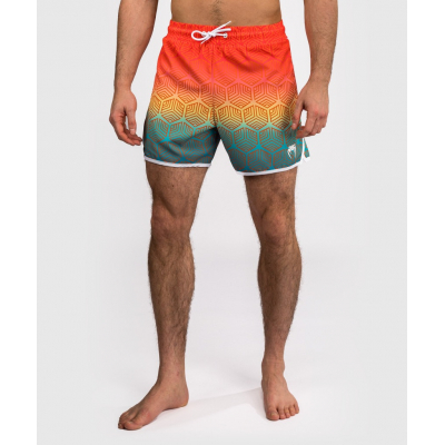 Venum Octane Board Shorts Sunset Laranja-Azul