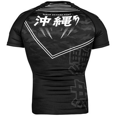 Venum Okinawa 2.0 Rashguard SS Nero-Bianco