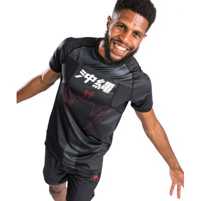 Venum Okinawa 3.0 Dry Tech T-Shirt S/S Nero-Rosso