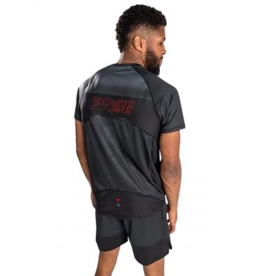Venum Okinawa 3.0 Dry Tech T-Shirt S/S Nero-Rosso