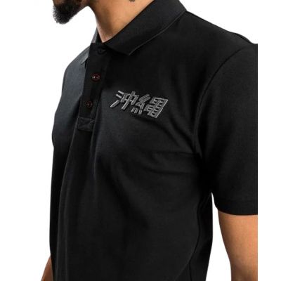 Venum Okinawa 3.0 Polo Preto-Vermelho