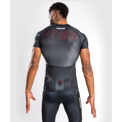 Venum Okinawa 3.0 Rashguard S/S Negro-Rojo