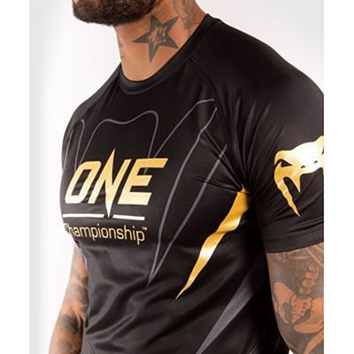 Venum ONE FC Dry Tech T-shirt Noir-Or