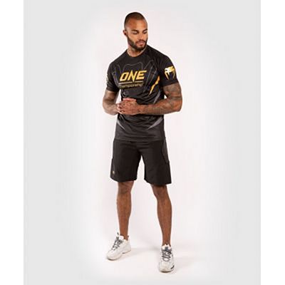 Venum ONE FC Dry Tech T-shirt Nero-Oro