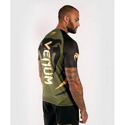 Venum ONE FC Dry Tech T-shirt Green-Gold