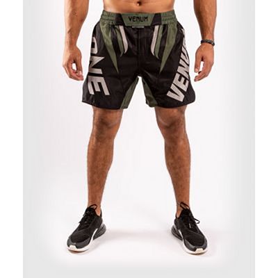 Venum ONE FC Impact Fightshorts Fekete-Zöld