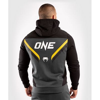 Venum ONE FC Impact Hoodie Gris-Jaune