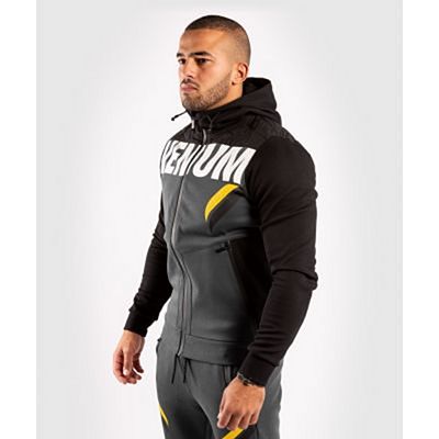 Venum ONE FC Impact Hoodie Cinza-Amarelo