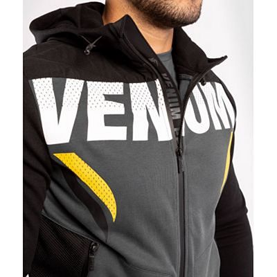 Venum ONE FC Impact Hoodie Cinza-Amarelo