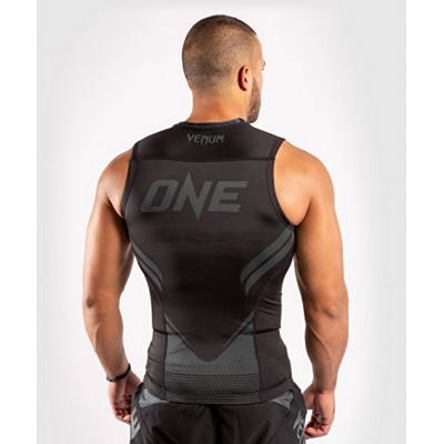Venum ONE FC Impact Rashguard Sleeveless Black-Black