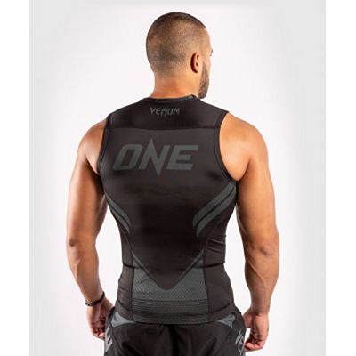 Venum ONE FC Impact Rashguard Sleeveless Nero-Nero