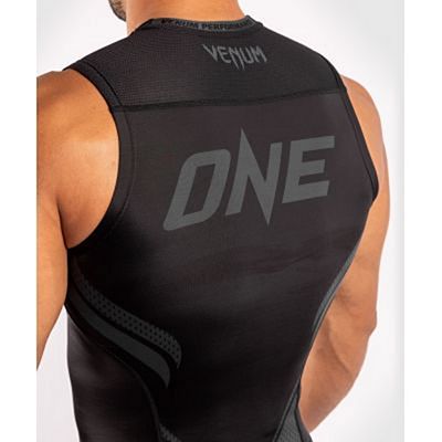 Venum ONE FC Impact Rashguard Sleeveless Black-Black