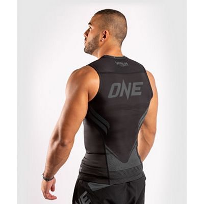 Venum ONE FC Impact Rashguard Sleeveless Black-Black