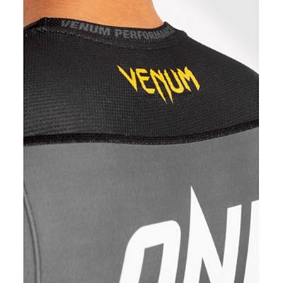Venum ONE FC Impact Rashguard Sleeveless Grey-Yellow
