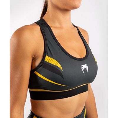 Venum ONE FC Impact Sport Bra Gris-Amarillo