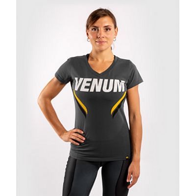 Venum ONE FC Impact Women Tshirt Gris-Jaune