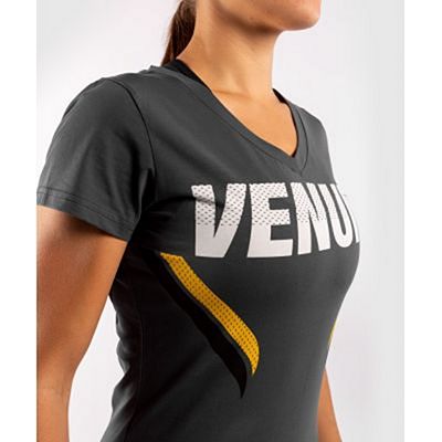 Venum ONE FC Impact Women Tshirt Gris-Jaune