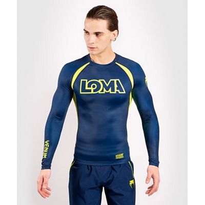 Venum Origins Rashguard LS Loma Edition Blu-Giallo