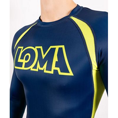 Venum Origins Rashguard LS Loma Edition Blu-Giallo