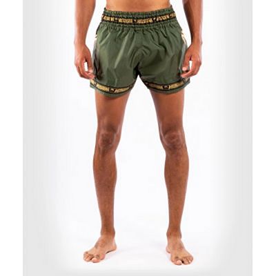 Venum Parachute Muay Thai Shorts Verde-Dourado