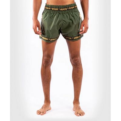 Venum Parachute Muay Thai Shorts Grün-Gold