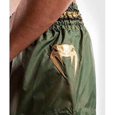Venum Parachute Muay Thai Shorts Verde-Dourado