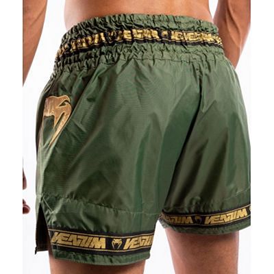 Venum Parachute Muay Thai Shorts Verde-Dourado