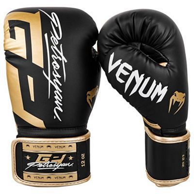 Venum Petrosyan Boxing Gloves Preto-Dourado