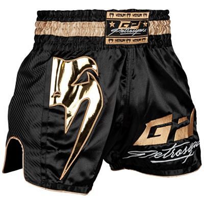 Venum Petrosyan Muay Thai Shorts Negro-Oro