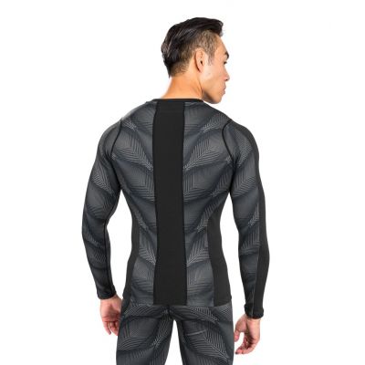 Venum Phantom Rashguard Long Sleeves Negro-Rojo