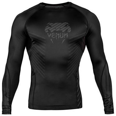 Venum Plasma Rashguard LS Negro-Negro