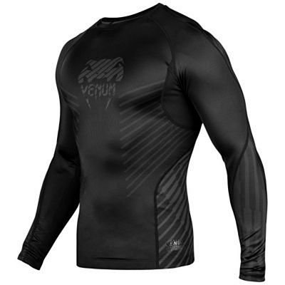 Venum Plasma Rashguard LS Noir-Noir