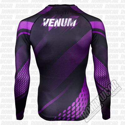 Venum Rashguard Rapid L/S Black-Purple