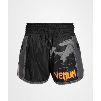 Venum S47 Muay Thaï Short Preto-Laranja